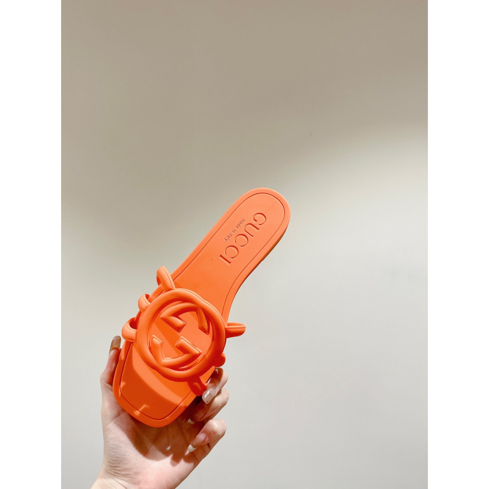 Gucci Interlocking G slides rubber 35-42 Shoes