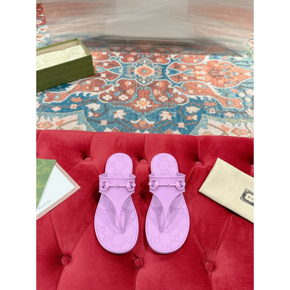 Gucci Women's thong sandal with Horsebit 35-42 Shoes