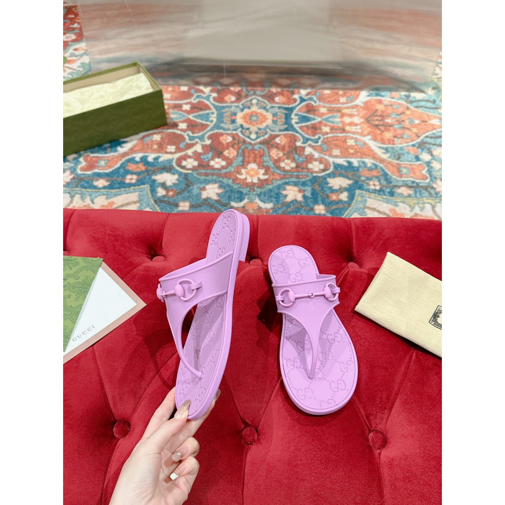 Gucci Women's thong sandal with Horsebit 35-42 Shoes