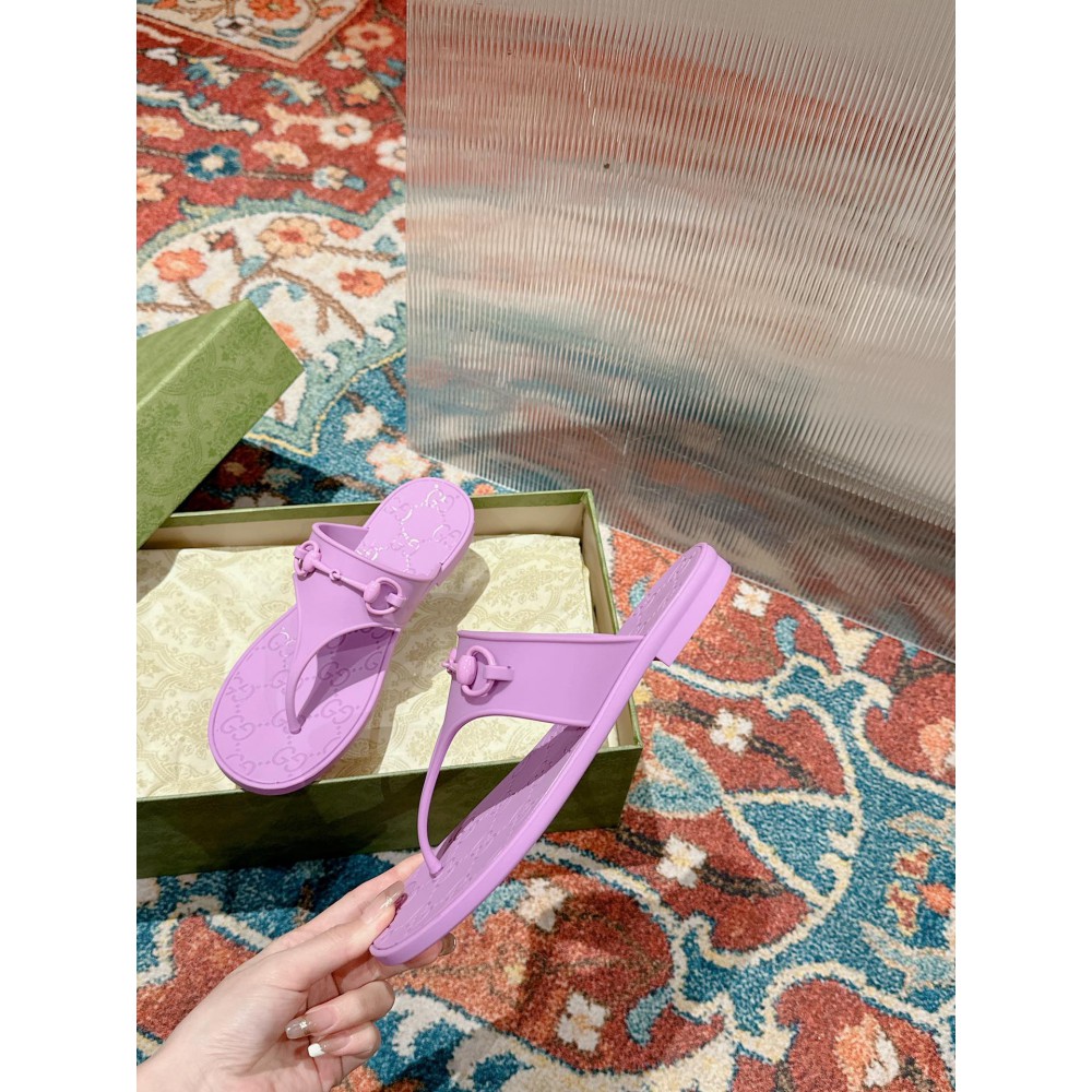 Gucci Women's thong sandal with Horsebit 35-42 Shoes