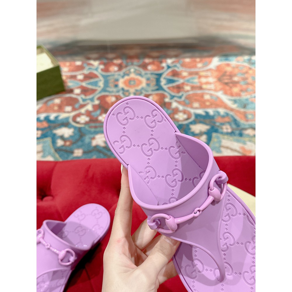 Gucci Women's thong sandal with Horsebit 35-42 Shoes