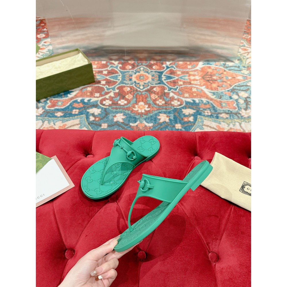 Gucci Women's thong sandal with Horsebit 35-42 Shoes