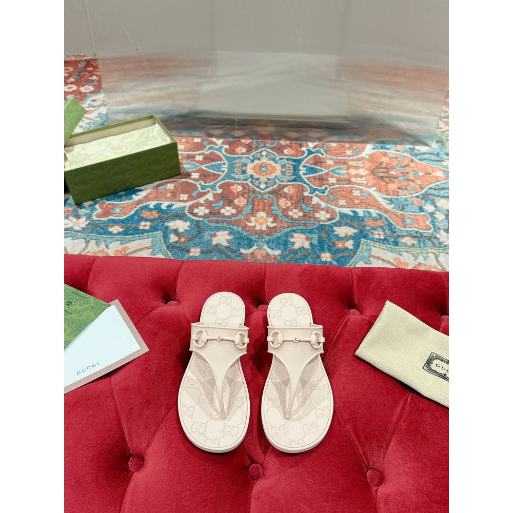 Gucci Women's thong sandal with Horsebit 35-42 Shoes