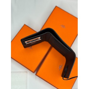 Hermes wallet compact size 13.5x10.5cm leather 100% Accesories