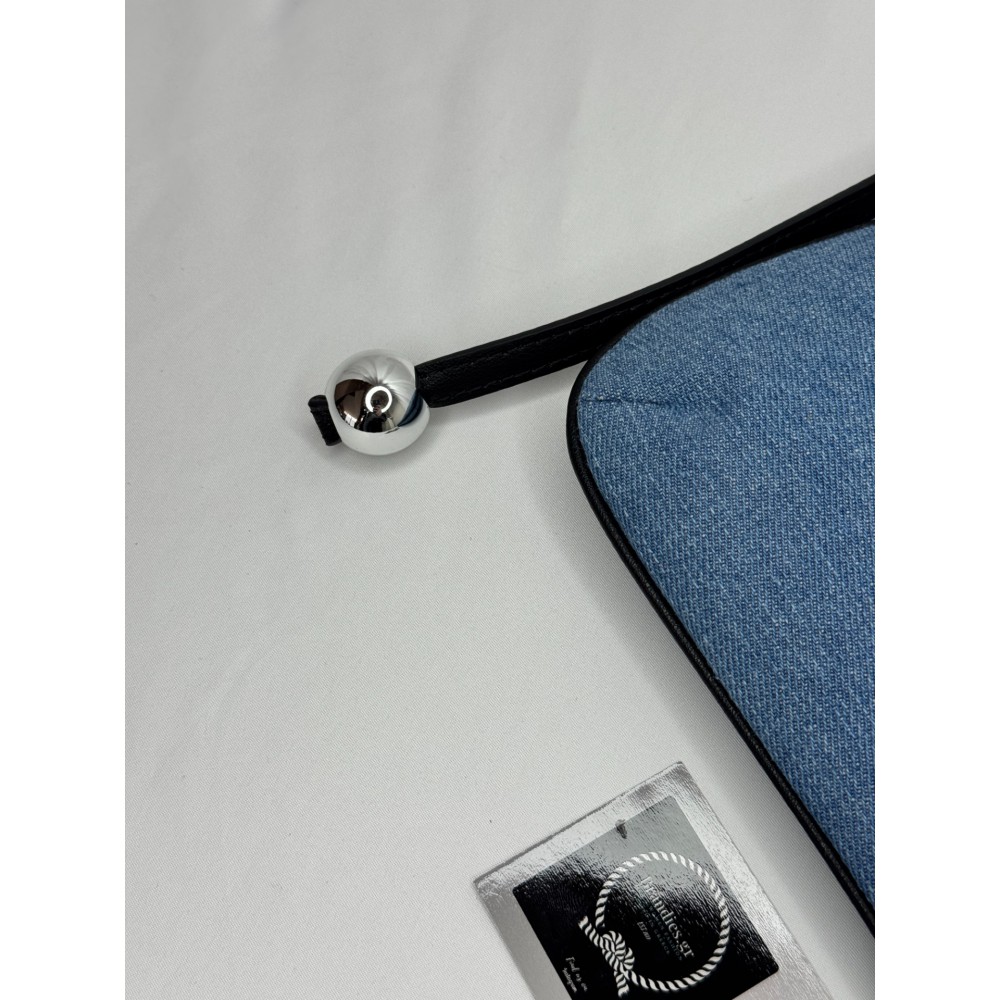 Jacquemus Le Bisou Perle denim bag 27x10.5cm Bags