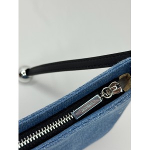 Jacquemus Le Bisou Perle denim bag 27x10.5cm Bags