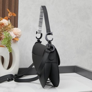 Dior Saddle 26CM Total Black Ultramatte Bags