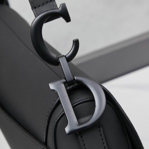 Dior Saddle 26CM Total Black Ultramatte Bags