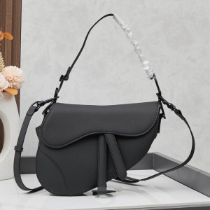 Dior Saddle 26CM Total Black Ultramatte Bags