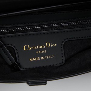 Dior Saddle 26CM Total Black Ultramatte Bags