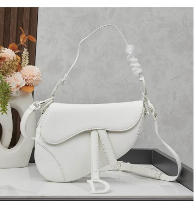 Dior saddle 26cm total white ultramatte edition