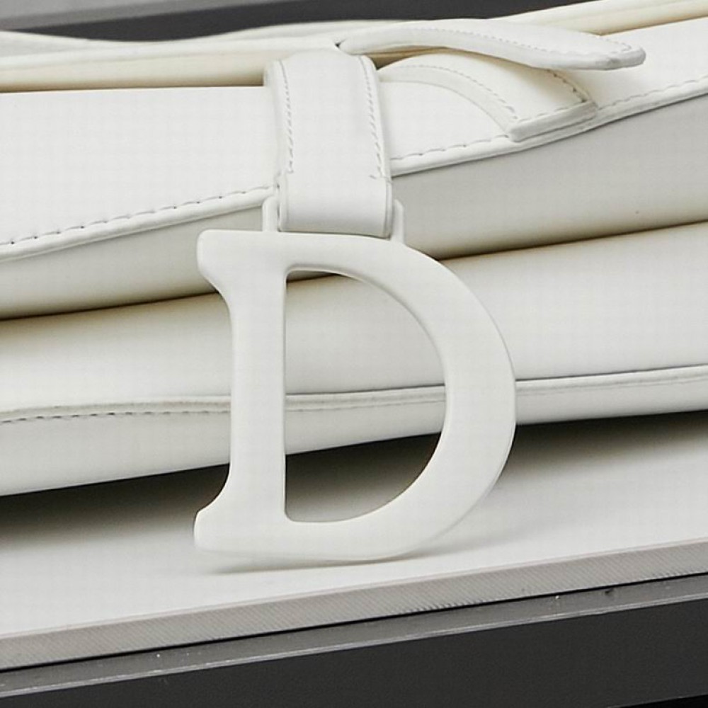 Dior saddle 26cm total white ultramatte edition Bags