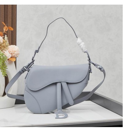 Dior saddle 26cm light grey ultramatte edition