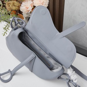 Dior saddle 26cm light grey ultramatte edition Bags