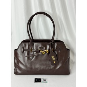 MiuMiu Aventure nappa leather bag 2009 Briarwood Προσφορές