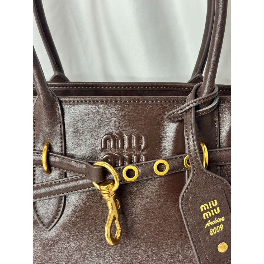 MiuMiu Aventure nappa leather bag 2009 Briarwood Προσφορές