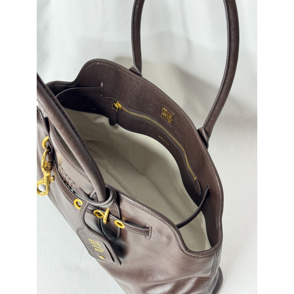 MiuMiu Aventure nappa leather bag 2009 Briarwood Προσφορές