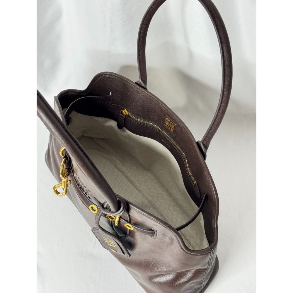 MiuMiu Aventure nappa leather bag 2009 Briarwood Προσφορές