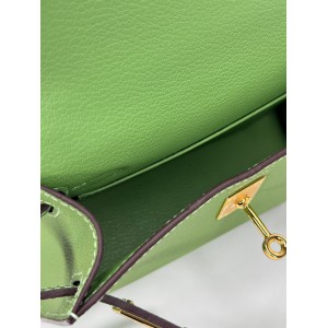 Hermes kelly bag 19x22cm epsom leather green mint Προσφορές