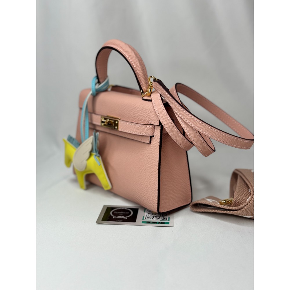Hermes kelly bag 19x22cm epsom leather baby pink Προσφορές