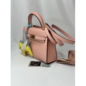 Hermes kelly bag 19x22cm epsom leather baby pink Προσφορές