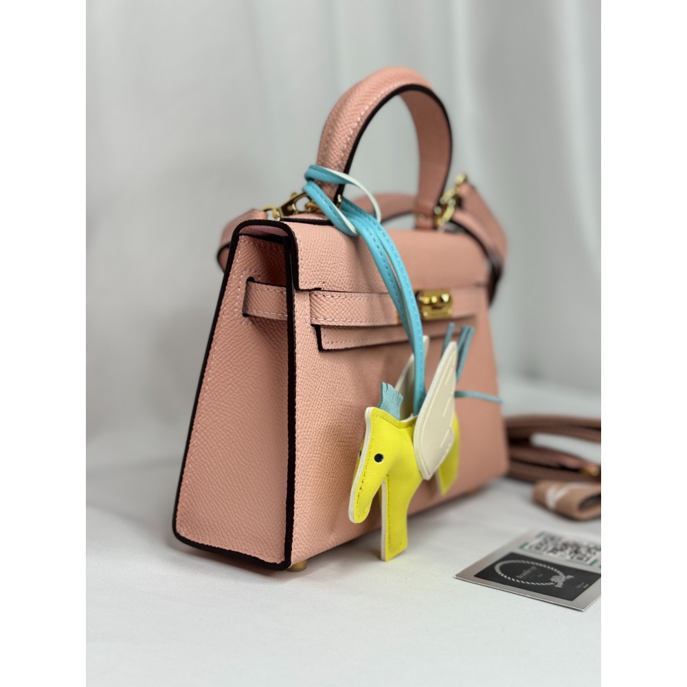 Hermes kelly bag 19x22cm epsom leather baby pink Προσφορές