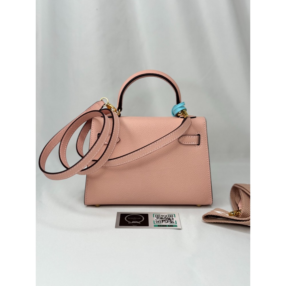 Hermes kelly bag 19x22cm epsom leather baby pink Προσφορές