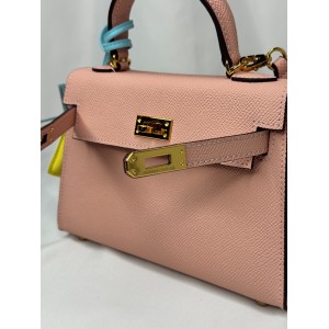 Hermes kelly bag 19x22cm epsom leather baby pink Προσφορές