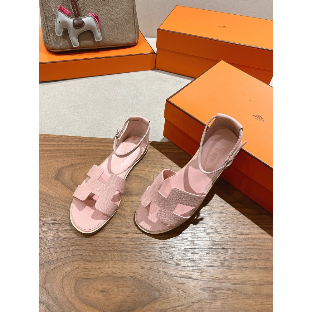 Hermes Santorini sandal Epsom calfskin 35-42 Shoes