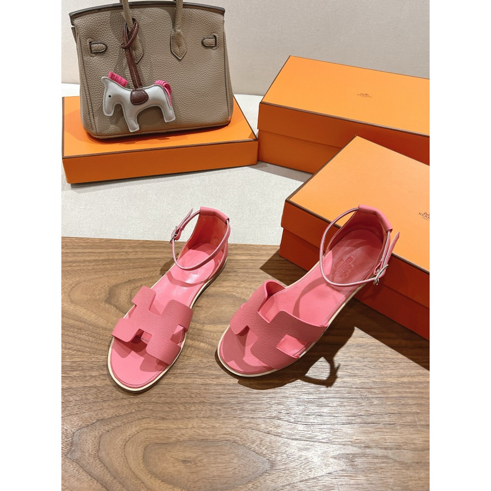 Hermes Santorini sandal Epsom calfskin 35-42 Shoes