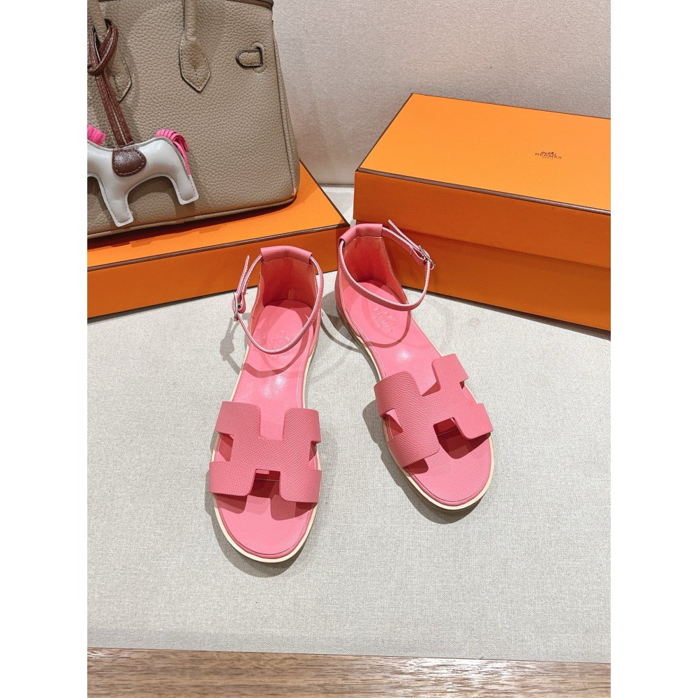 Hermes Santorini sandal Epsom calfskin 35-42 Shoes