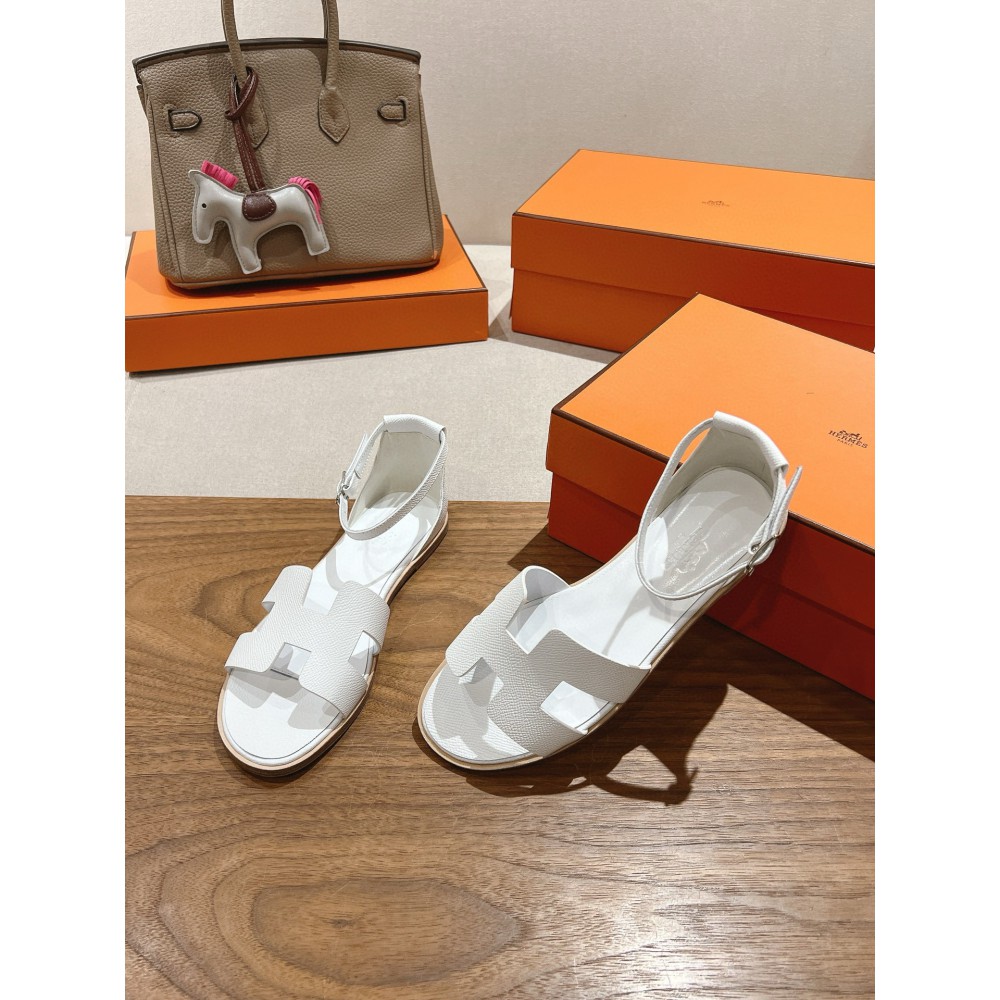 Hermes Santorini sandal Epsom calfskin 35-42 Shoes
