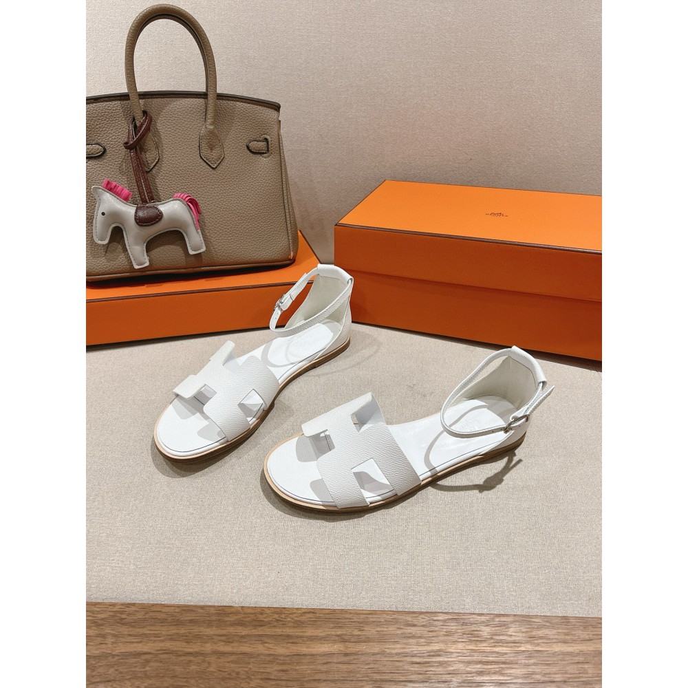 Hermes Santorini sandal Epsom calfskin 35-42 Shoes