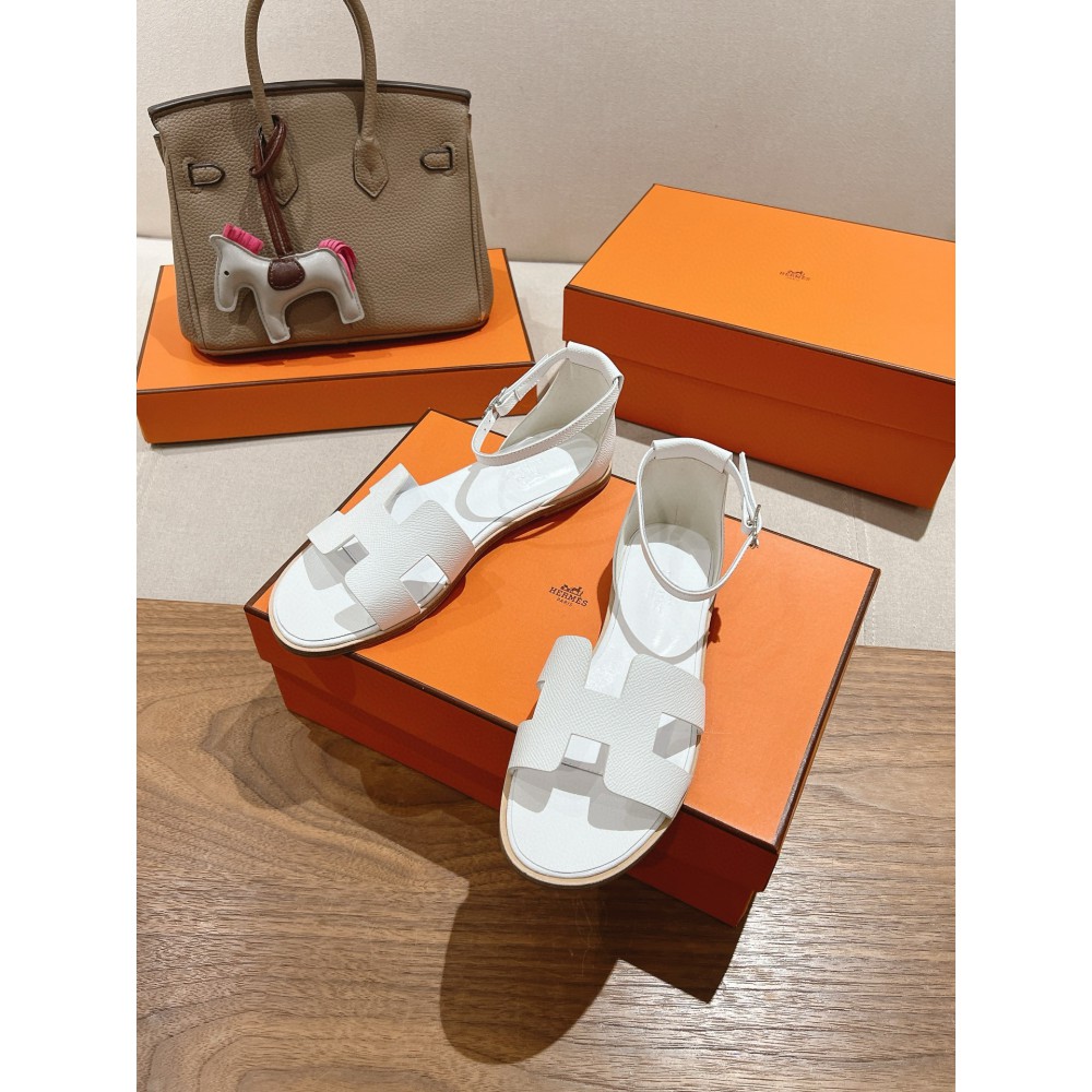 Hermes Santorini sandal Epsom calfskin 35-42 Shoes