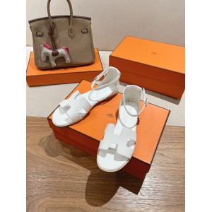 Hermes Santorini sandal Epsom calfskin 35-42 Shoes