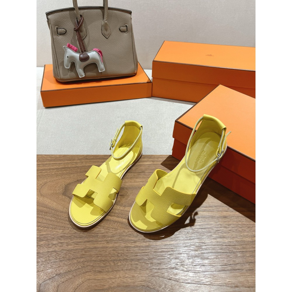 Hermes Santorini sandal Epsom calfskin 35-42 Shoes