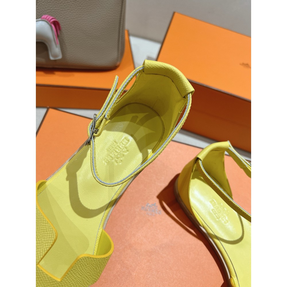 Hermes Santorini sandal Epsom calfskin 35-42 Shoes