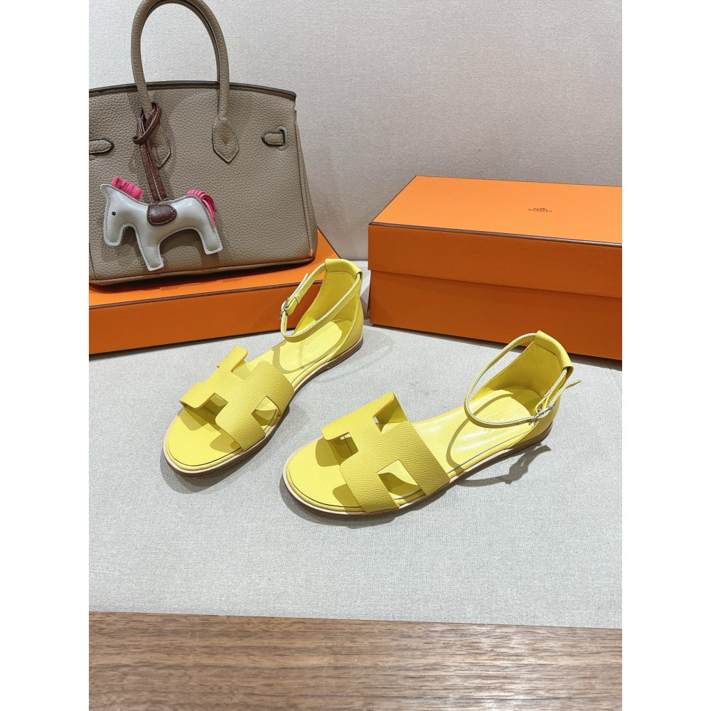 Hermes Santorini sandal Epsom calfskin 35-42 Shoes