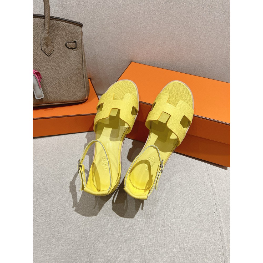 Hermes Santorini sandal Epsom calfskin 35-42 Shoes