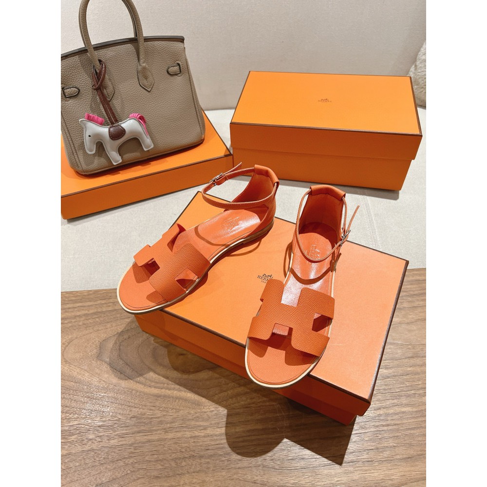 Hermes Santorini sandal Epsom calfskin 35-42 Shoes
