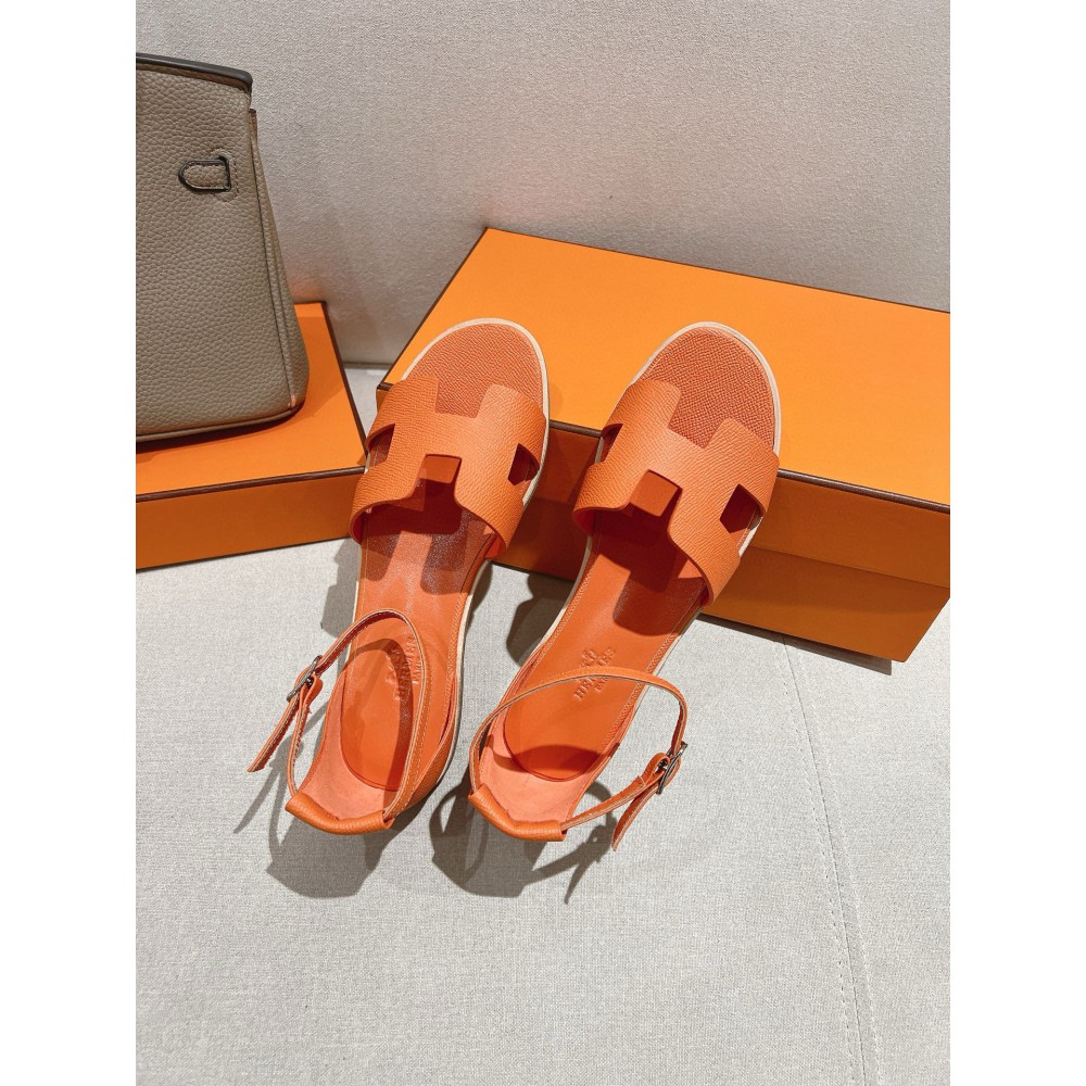 Hermes Santorini sandal Epsom calfskin 35-42 Shoes