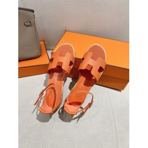 Hermes Santorini sandal Epsom calfskin 35-42 Shoes