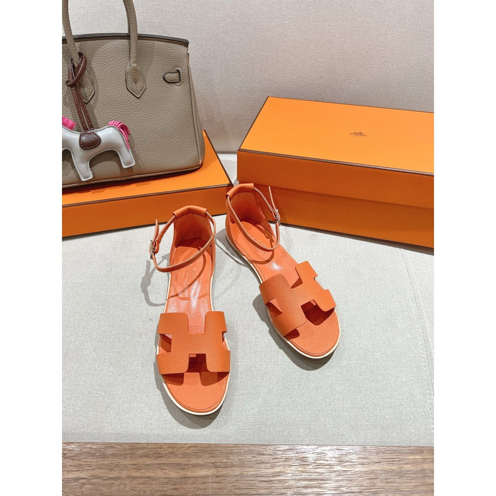 Hermes Santorini sandal Epsom calfskin 35-42 Shoes