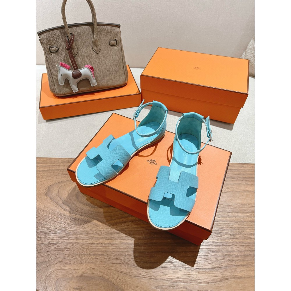 Hermes Santorini sandal Epsom calfskin 35-42 Shoes