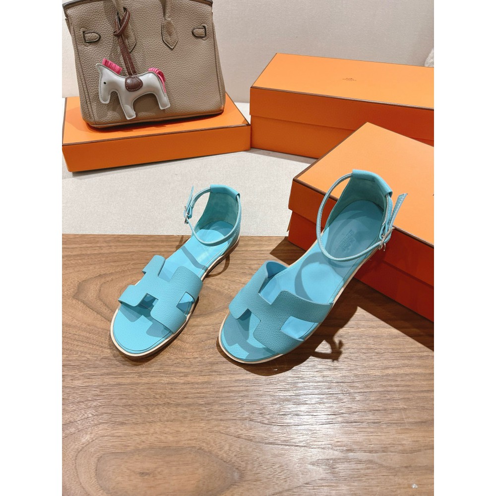 Hermes Santorini sandal Epsom calfskin 35-42 Shoes
