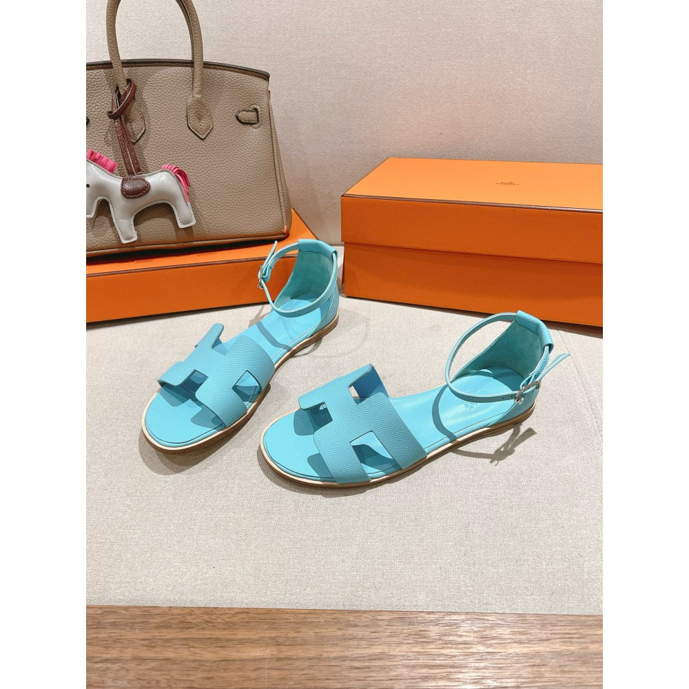 Hermes Santorini sandal Epsom calfskin 35-42 Shoes
