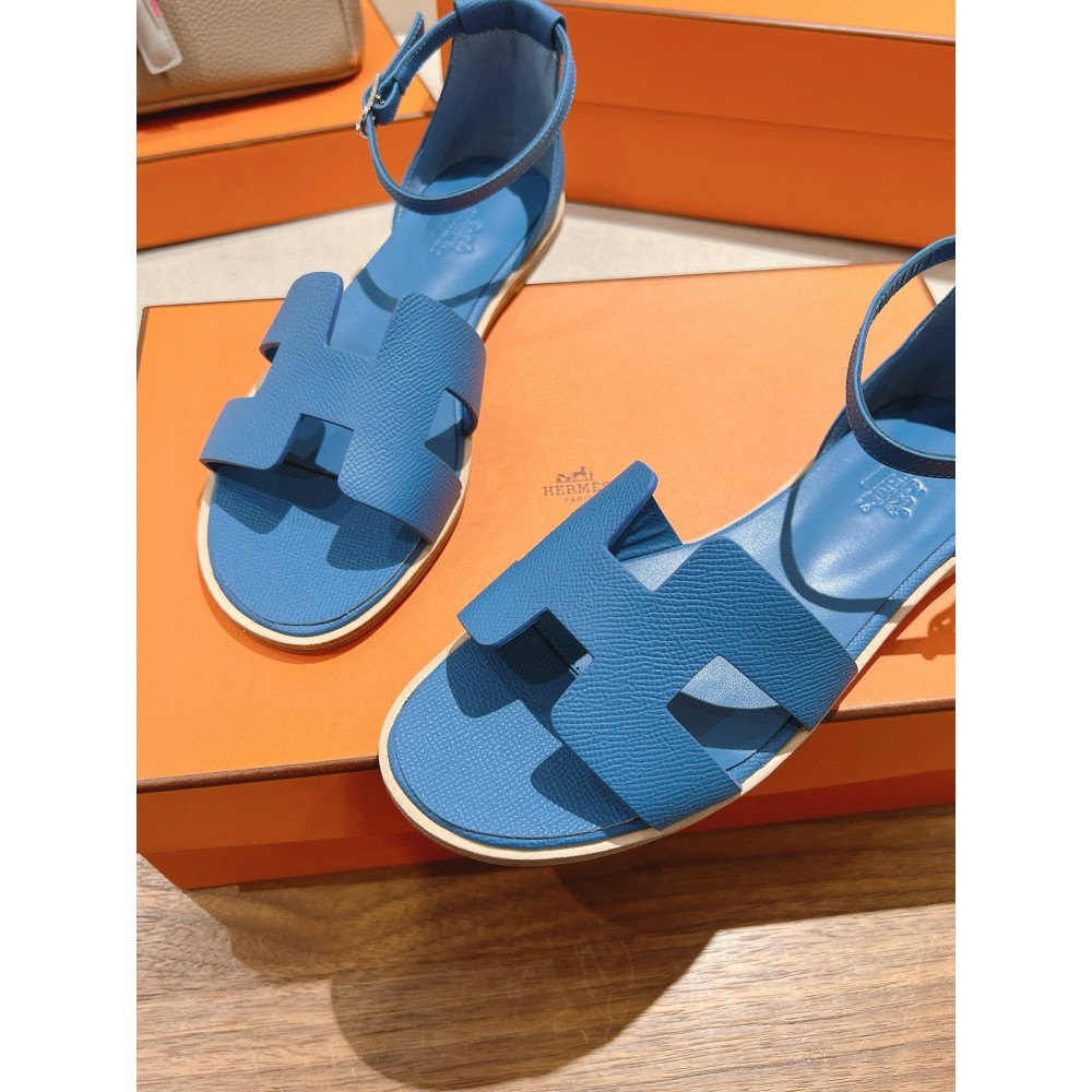 Hermes Santorini sandal Epsom calfskin 35-42 Shoes