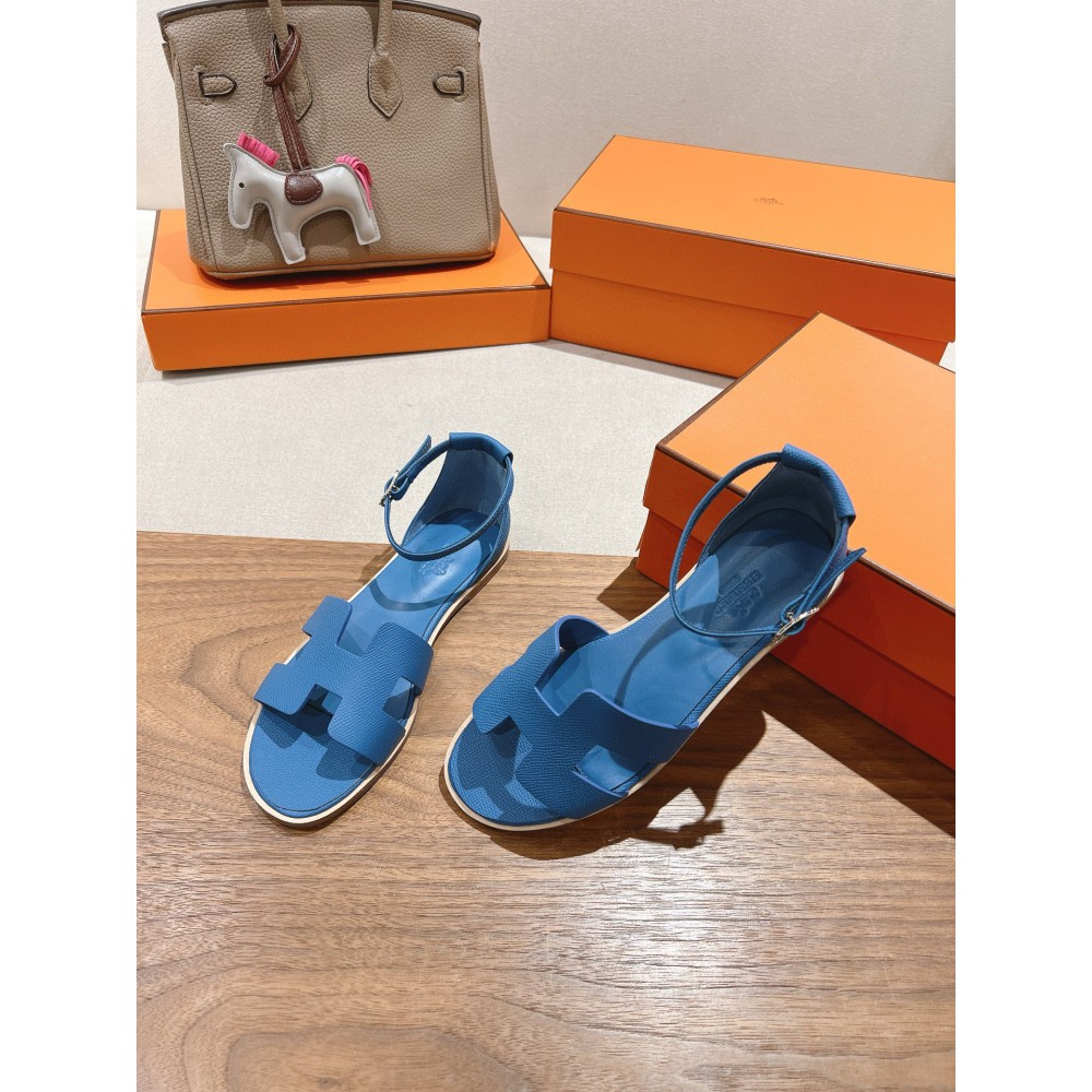 Hermes Santorini sandal Epsom calfskin 35-42 Shoes