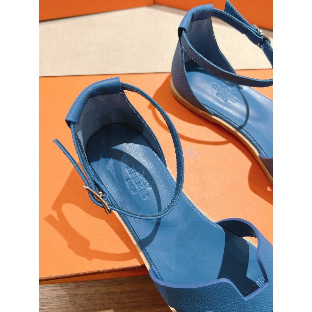 Hermes Santorini sandal Epsom calfskin 35-42 Shoes