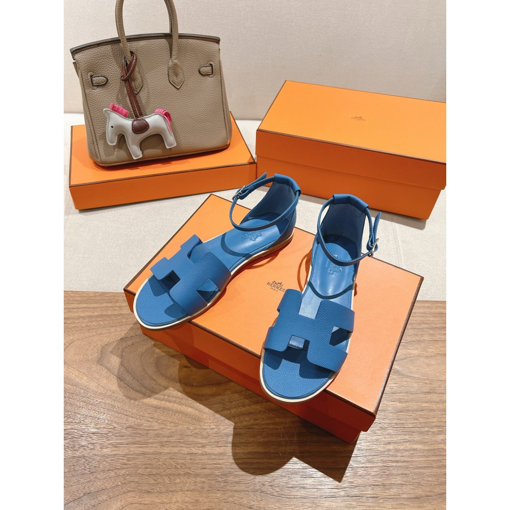 Hermes Santorini sandal Epsom calfskin 35-42 Shoes